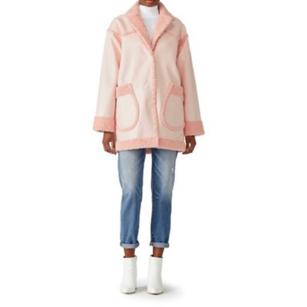 Opening Ceremony Pink Réversible Teddy Jacket - Picture 2 of 7